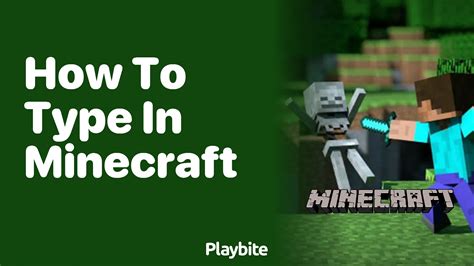 how to type in minecraft commands