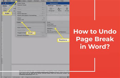 How To Undo Page Break In Word