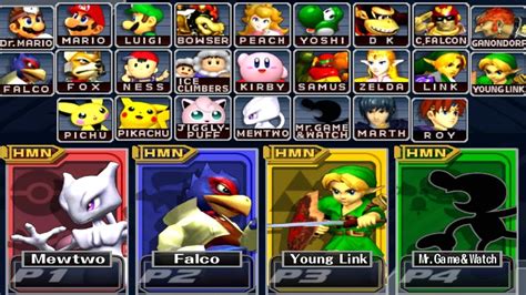 how to unlock all characters in melee