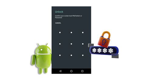 how to unlock pin lock in android