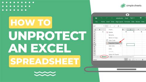 How To Unprotect Excel Sheet