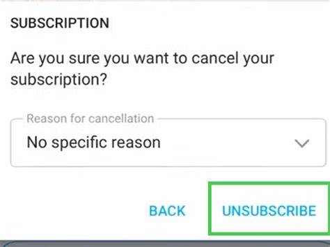 how to unsub from onlyfans