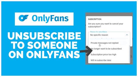 How To Unsubscribe Onlyfans Mobile