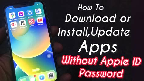 how to update app without apple id password
