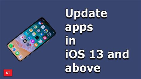 how to update apps on iphone xr