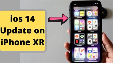 how to update ios 14 on iphone xr