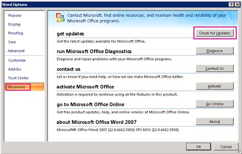how to update microsoft word 2007 to 2024