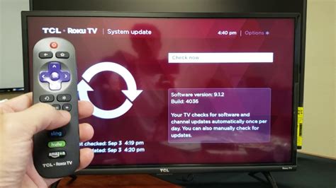 how to update my tcl roku tv
