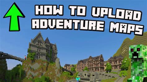 how to upload a minecraft map