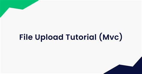 how to upload file in mvc