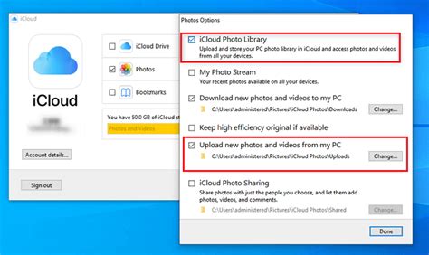 how to upload photos in cloud