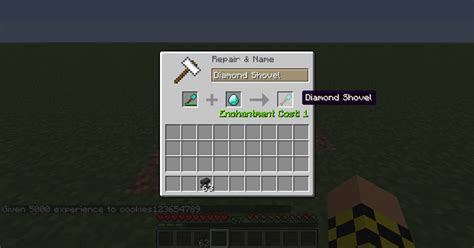 how to use a anvil minecraft