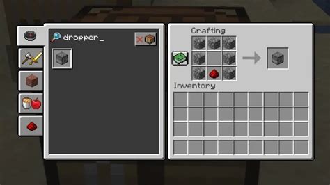 how to use a dropper in minecraft