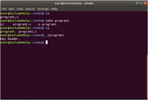 how to use a makefile in c