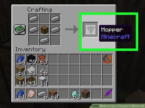 how to use a minecraft hopper