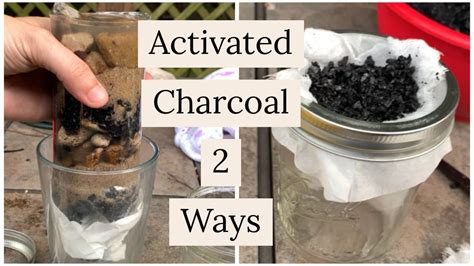 how to use charcoal to purify water
