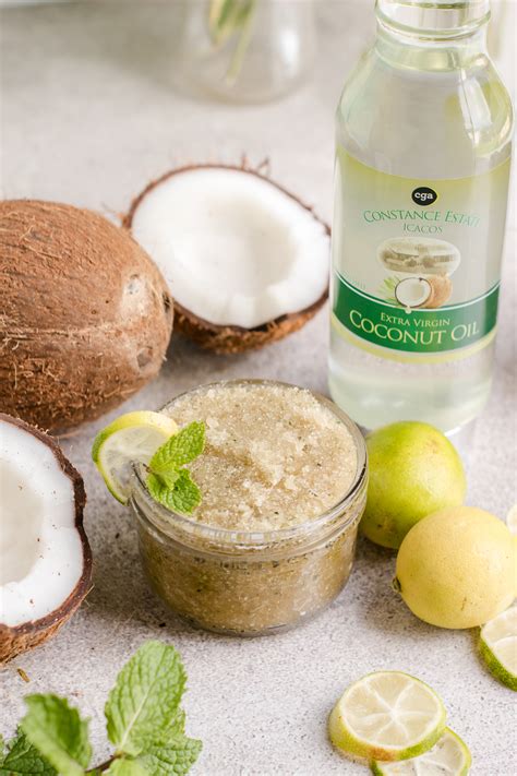 how to use coconut oil and sugar scrubs
