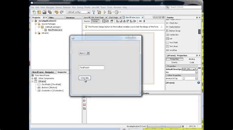 how to use combobox in netbeans