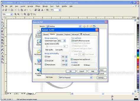 how to use corel draw pdf