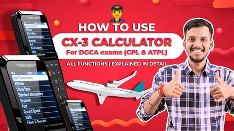 How To Use Cx3 Calculator For Dgca Exams Cx3 Calculator - Cx3 Calculator