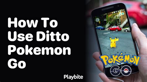 how to use ditto in pokemon go