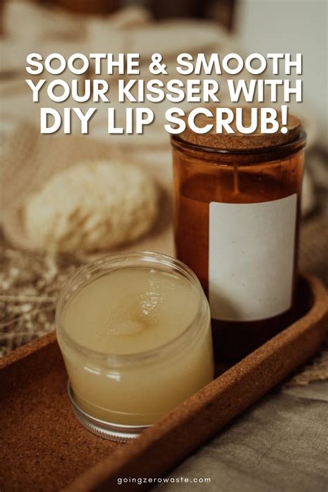 how to use diy lip scrub solution