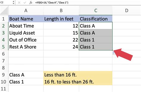 how to use else in excel