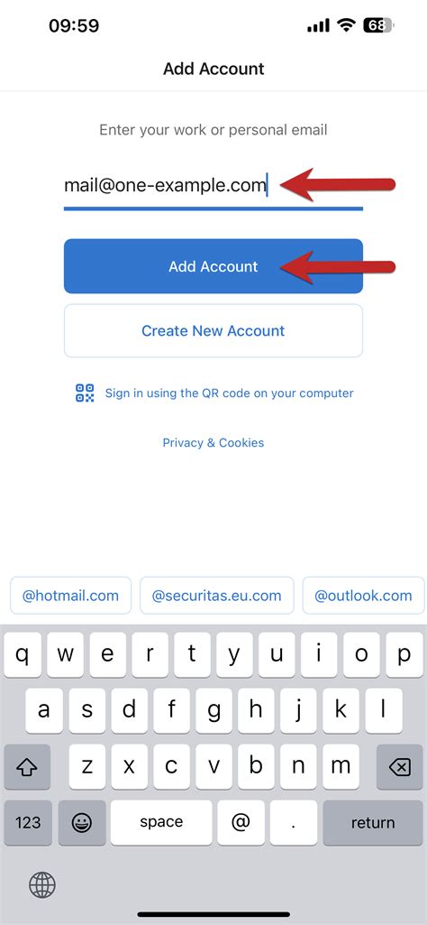 how to use email account in mobile