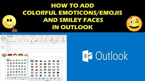 how to use emoticons in outlook
