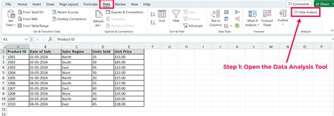 how to use excel for analysis