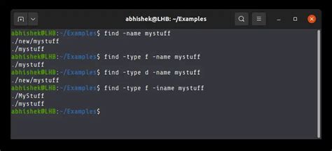 how to use find command in linux