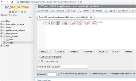how to use insert query in sql