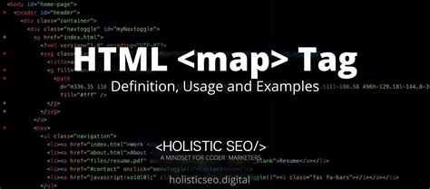 how to use map tag in html