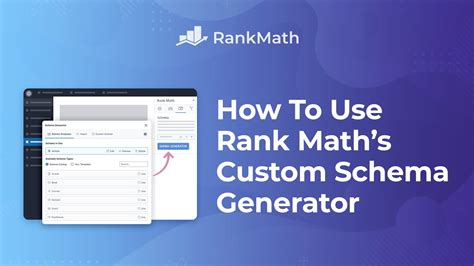 How To Use Rank Math S Custom Schema Math Generator - Math Generator