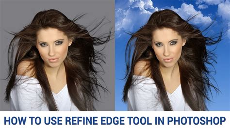 how to use refine edge in photoshop