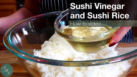 how to use rice vinegar in sushi