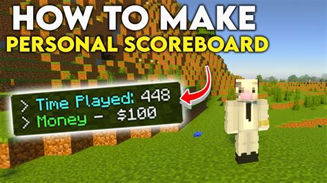 how to use scoreboard in minecraft bedrock