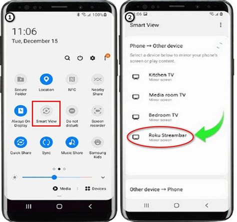 how to use screen mirroring on android