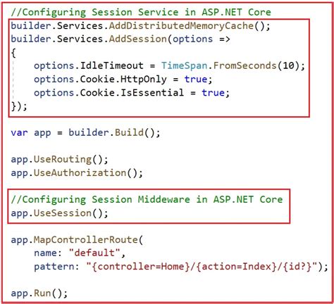 how to use session in mvc