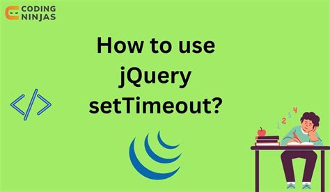 how to use settimeout in jquery