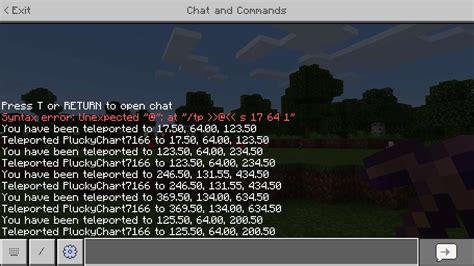 how to use teleport command in minecraft