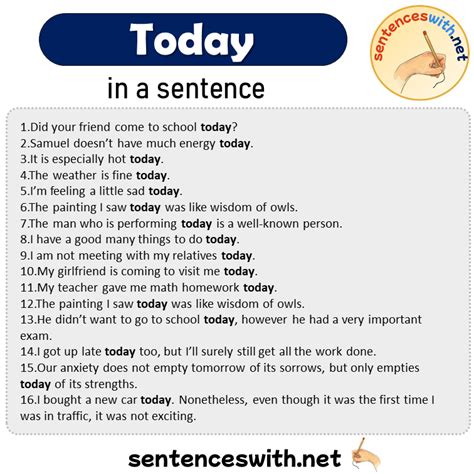 how to use todays in a sentence
