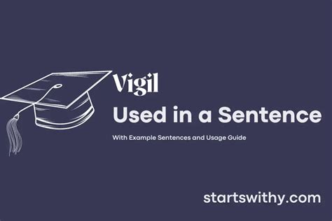 how to use vigil in a sentence