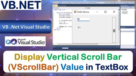 how to use vscrollbar in c#