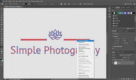how to vectorise in photoshop