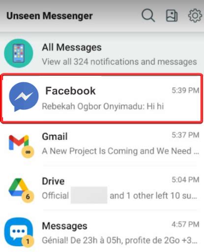 how to view deleted messages in messenger