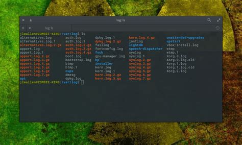 how to view logs in linux