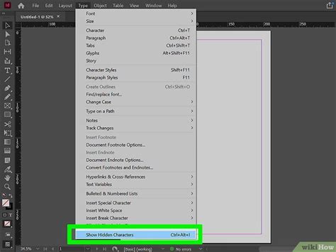 how to view paragraph marks in indesign