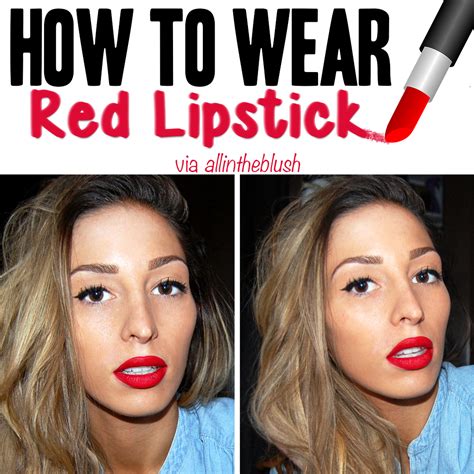 how to wear red lipstick everyday men