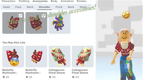 How To Wear Two Shoulder Accessories In Roblox Mobile